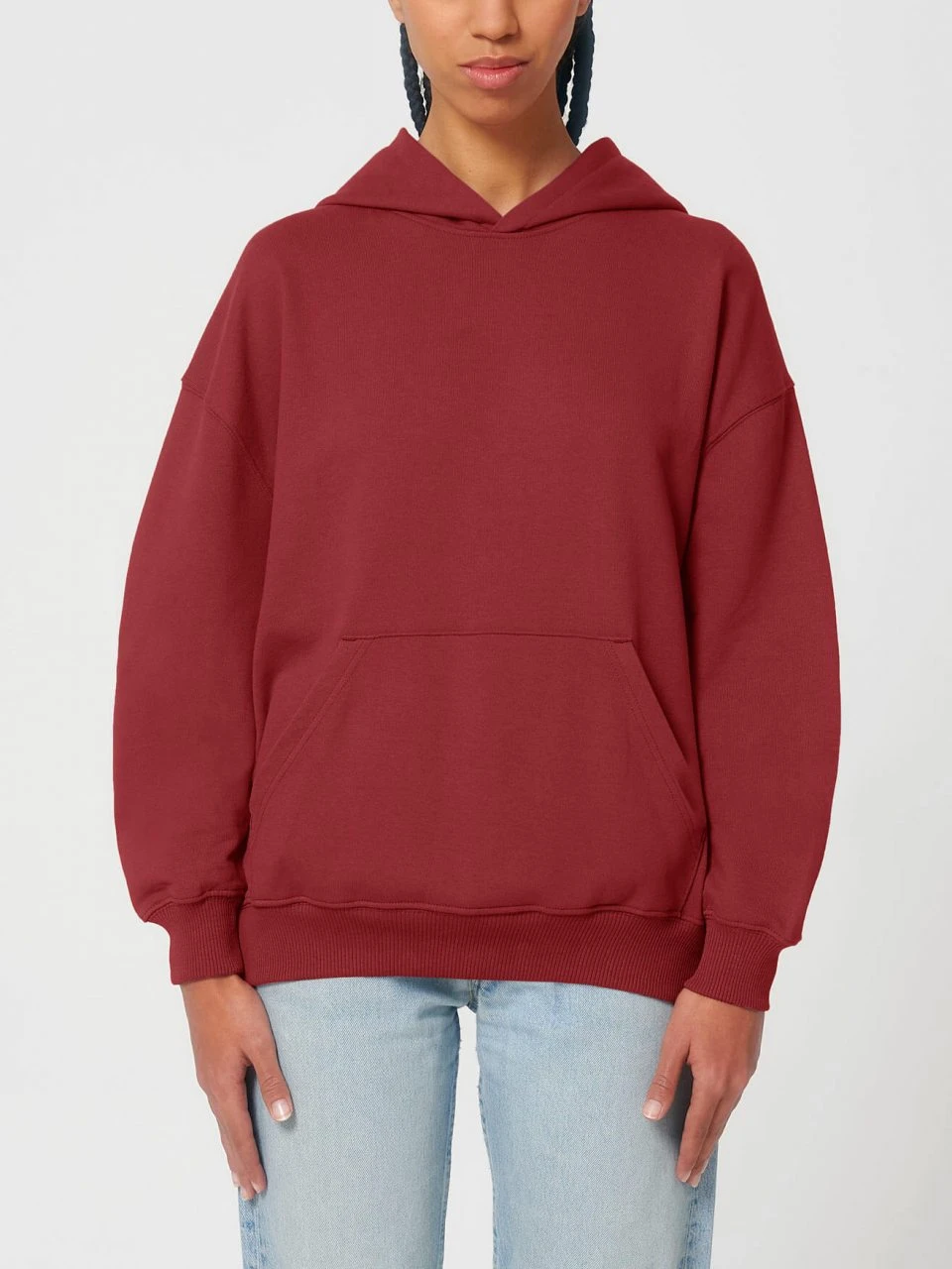 Oversized Unisex Heavy Hoodie Aus Bio-Baumwolle - Red Earth 7 Oversized Unisex Heavy Hoodie Aus Bio-Baumwolle - Red Earth – Bild 7