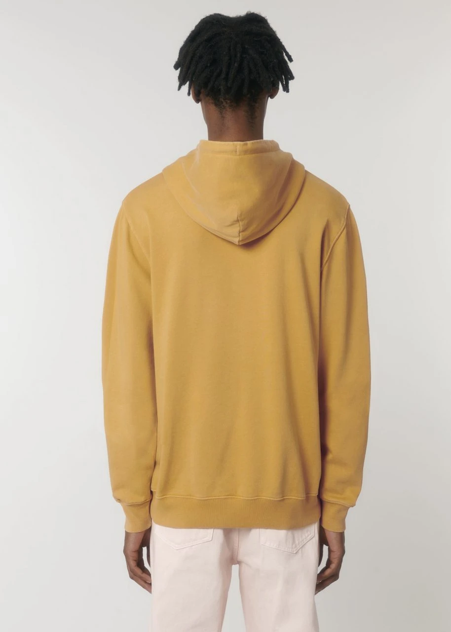 Vintage Terry Hoodie Aus Bio-Baumwolle - G. Dyed Gold Ochre 5 Vintage Terry Hoodie Aus Bio-Baumwolle - G. Dyed Gold Ochre – Bild 5