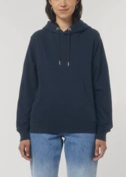Terry Hoodie Aus Bio-Baumwolle - French Navy -MELA Geschaft veganer Kapuzenpullover Medium Fit U011 727 1280x1280