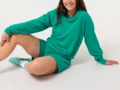 Terry Sweatshirt Aus Bio-Baumwolle - Go Green -MELA Geschaft veganes Unisex Sweater oekofair U799 100 1280x1280